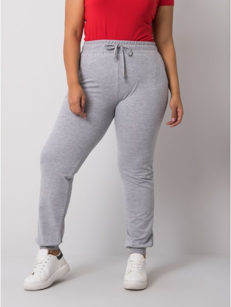 Spodnie dresowe-RV-DR-6301.88-szary