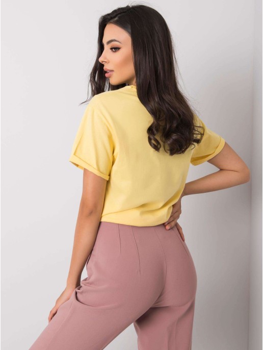 T-shirt-PM-TS-SS21CA59.01P-żółty T-shirt-PM-TS-SS21CA59.01P-żółty