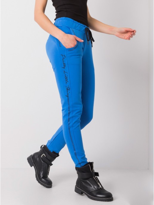 Spodnie dresowe-RV-DR-5789.06-ciemny niebieski Spodnie dresowe-RV-DR-5789.06-ciemny niebieski