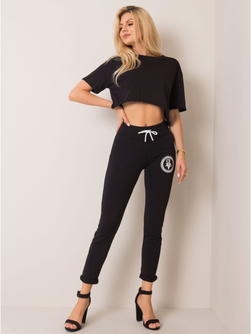 Spodnie dresowe-RV-DR-5405.04X-czarny Spodnie dresowe-RV-DR-5405.04X-czarny