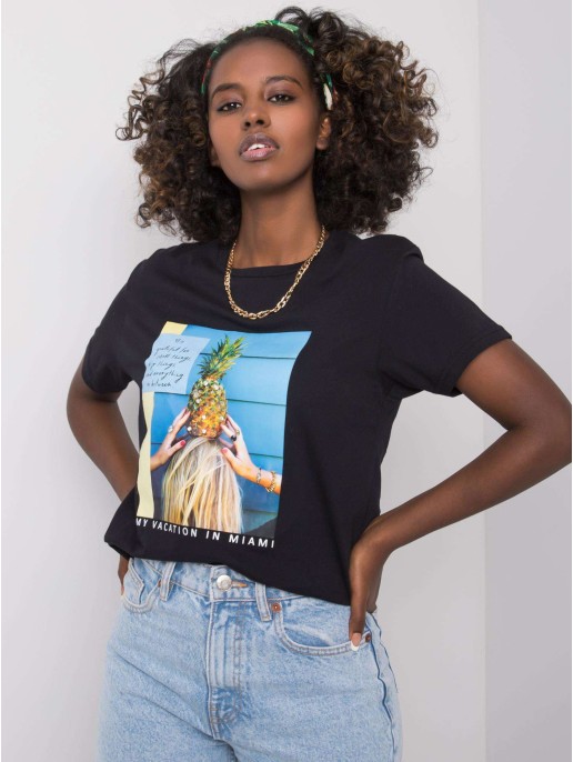 T-shirt-PM-TS-SS21TX48.27P-czarny T-shirt-PM-TS-SS21TX48.27P-czarny