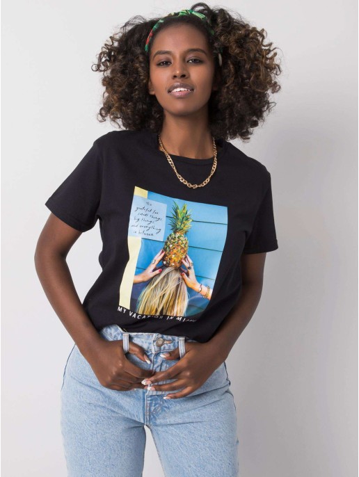 T-shirt-PM-TS-SS21TX48.27P-czarny T-shirt-PM-TS-SS21TX48.27P-czarny