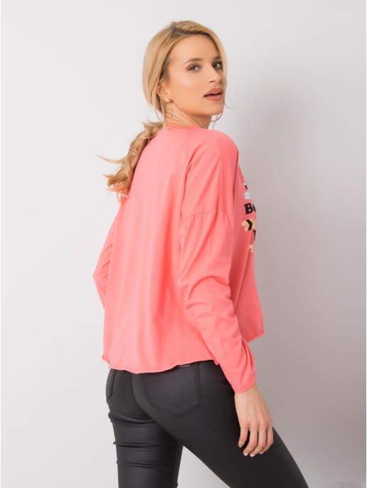 Bluzka-DHJ-BZ-21103.06P-koralowy Bluzka-DHJ-BZ-21103.06P-koralowy