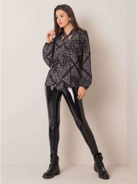 Bluzka-DHJ-BZ-12182-4.31P-czarno-beżowy