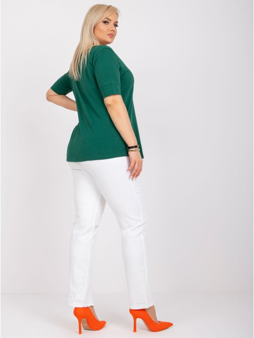 T-shirt-RV-TS-6330.92P-ciemny zielony