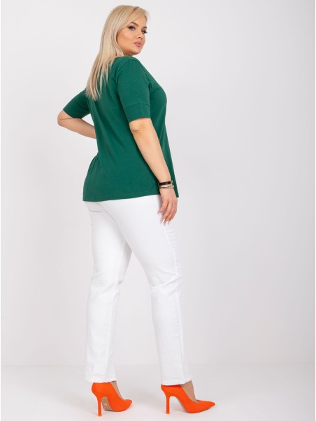 T-shirt-RV-TS-6330.92P-ciemny zielony