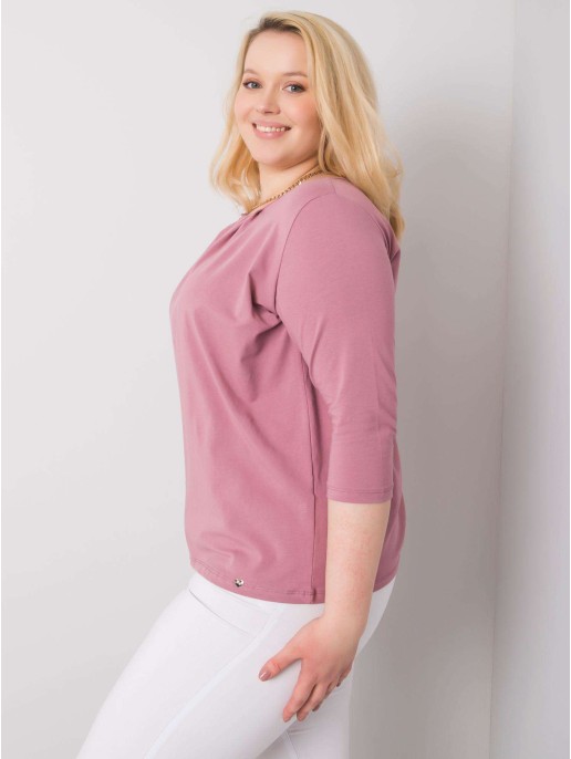 Bluzka-RV-BZ-6334.19P-ciemny różowy Bluzka-RV-BZ-6334.19P-ciemny różowy