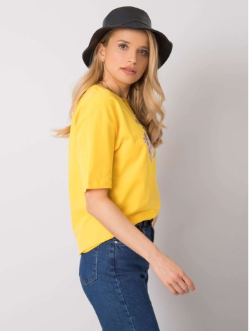 T-shirt-DS-TS-1114.10P-żółty 2