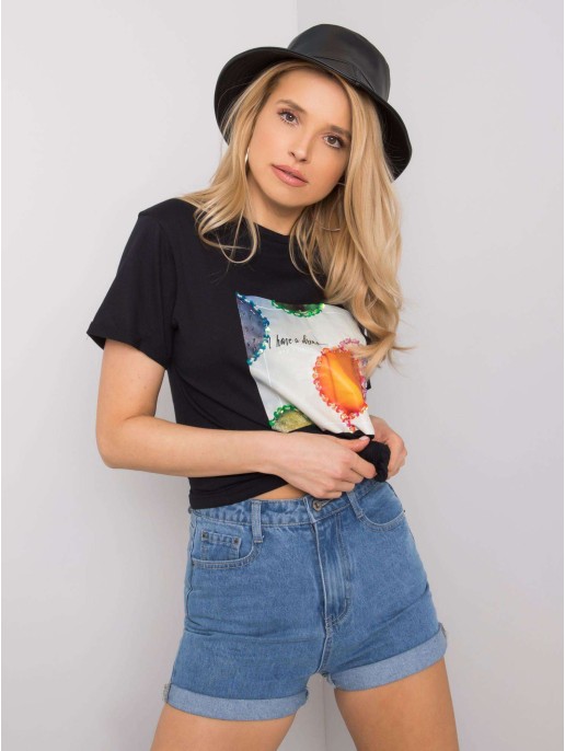 T-shirt-PM-TS-SS21TX49.20-czarny T-shirt-PM-TS-SS21TX49.20-czarny