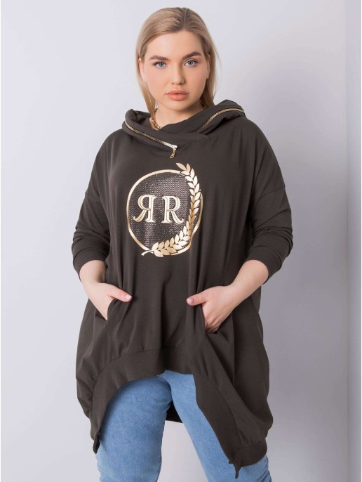 Džemperis-RV-BL-6464.46P-tamsiai chaki Džemperis-RV-BL-6464.46P-tamsiai chaki