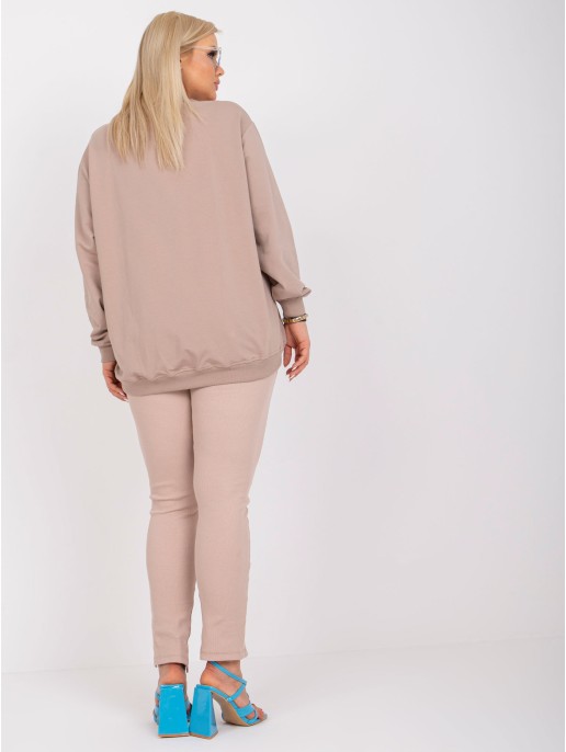 Bluza-RV-BL-6299.11-ciemny bezowy