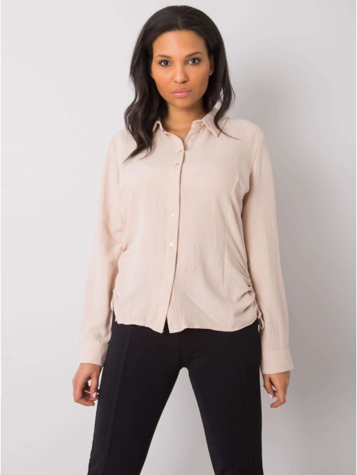 Koszula-328-KS-4054.85-beżowy Koszula-328-KS-4054.85-beżowy