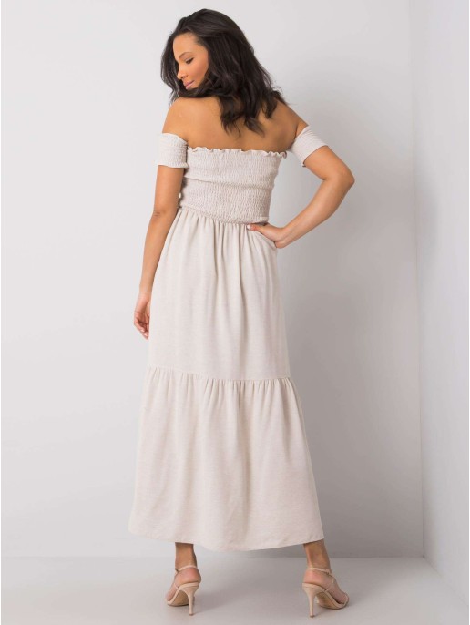 Sukienka-346-SK-009.51-jasny beżowy Sukienka-346-SK-009.51-jasny beżowy