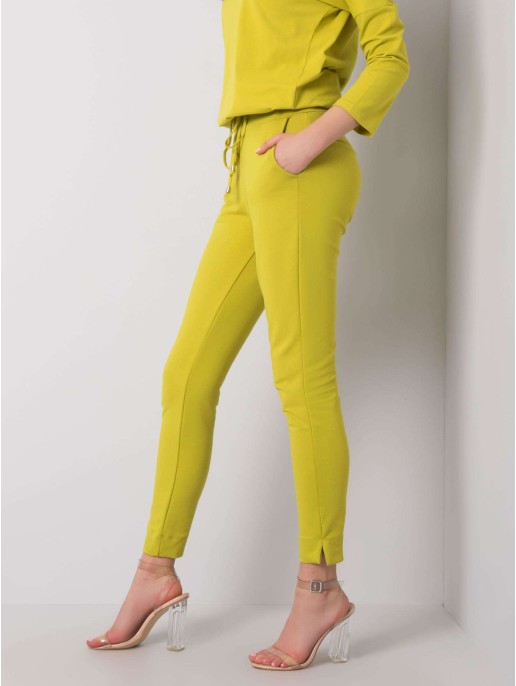 Spodnie dresowe-RV-DR-5222.59-limonkowy Spodnie dresowe-RV-DR-5222.59-limonkowy