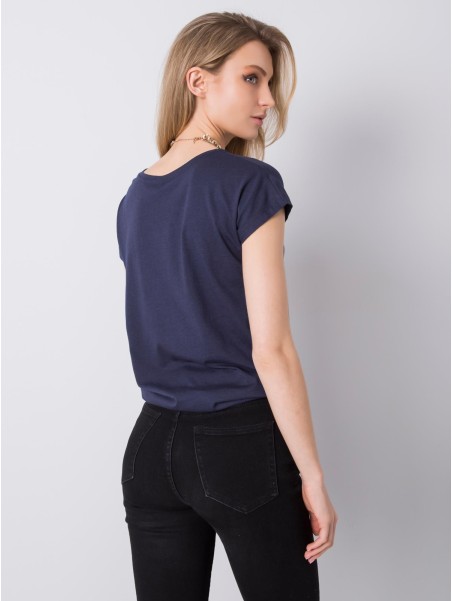 Marškinėliai-D1552Z02042A-tamsiai mėlyni