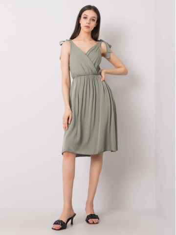 Sukienka-TW-SK-BI-81843.99-khaki 2