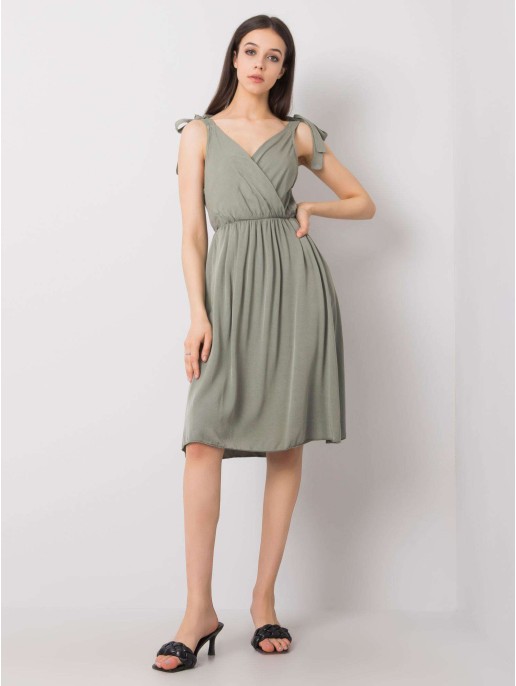 Suknelė-TW-SK-BI-81843.99-khaki Suknelė-TW-SK-BI-81843.99-khaki