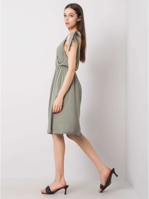 Suknelė-TW-SK-BI-81843.99-khaki Suknelė-TW-SK-BI-81843.99-khaki