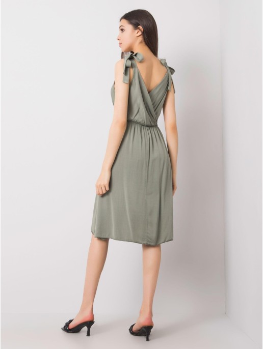 Suknelė-TW-SK-BI-81843.99-khaki Suknelė-TW-SK-BI-81843.99-khaki