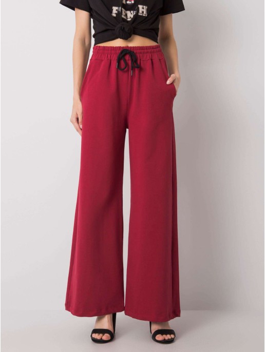 Spodnie dresowe-RV-DR-6262.03X-bordowy Spodnie dresowe-RV-DR-6262.03X-bordowy