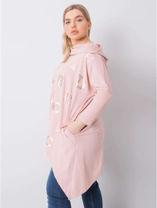 Bluzka-RV-BZ-6458.46P-jasny różowy Bluzka-RV-BZ-6458.46P-jasny różowy
