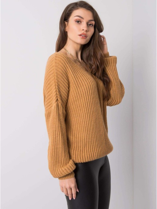 Sweter-TW-SW-BI-19710.11-camelowy
