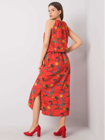 Sukienka-CHA-SK-0621.28P-czerwony 2
