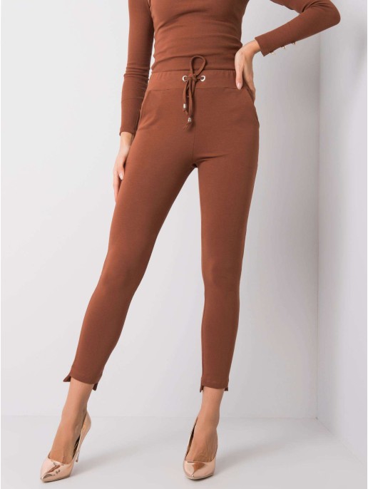 Spodnie dresowe-RV-DR-6002.14X-ciemny brązowy Spodnie dresowe-RV-DR-6002.14X-ciemny brązowy