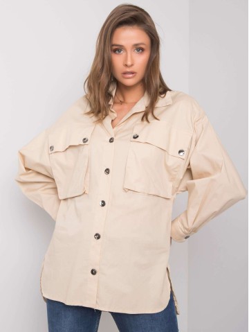 Koszula-346-KS-027.47-beżowy 2