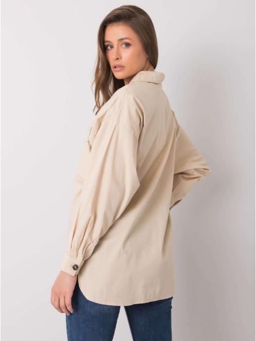 Koszula-346-KS-027.47-beżowy Koszula-346-KS-027.47-beżowy