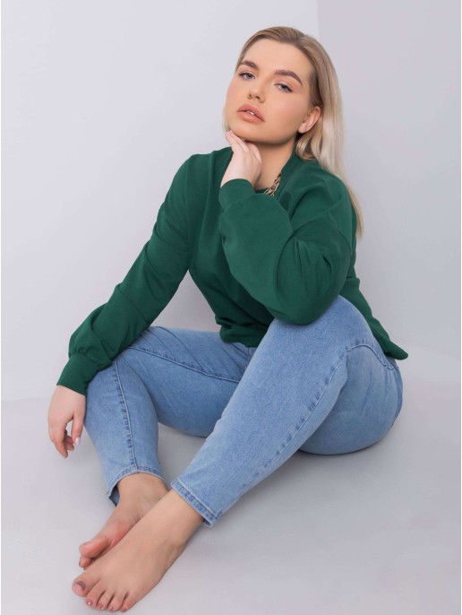 Bluza-RV-BL-6317.94-ciemny zielony Bluza-RV-BL-6317.94-ciemny zielony