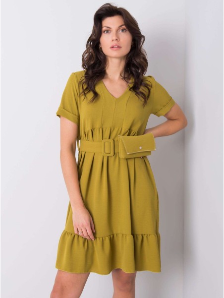 Sukienka-DHJ-SK-13078.31P-oliwkowy