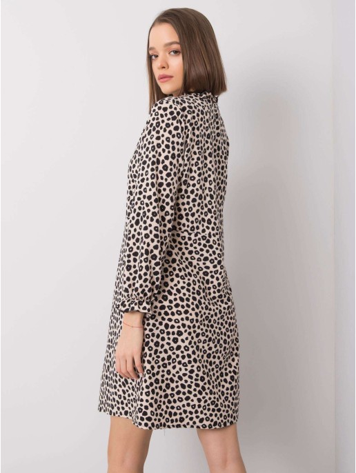 Sukienka-WN-SK-R817.66-jasny beżowy Sukienka-WN-SK-R817.66-jasny beżowy