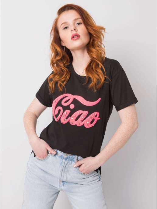 T-shirt-HB-TS-3050.61P-czarny T-shirt-HB-TS-3050.61P-czarny