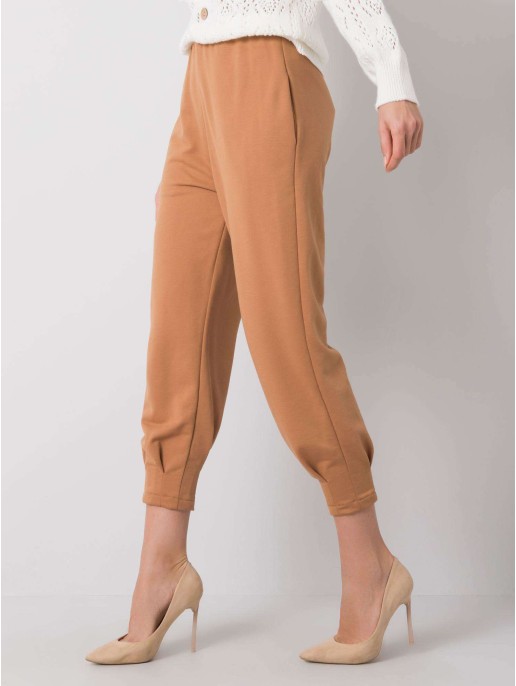 Spodnie dresowe-217-DR-25676.78P-camelowy Spodnie dresowe-217-DR-25676.78P-camelowy