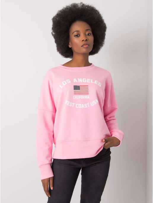 Bluza-RV-BL-6670.14-różowy Bluza-RV-BL-6670.14-różowy