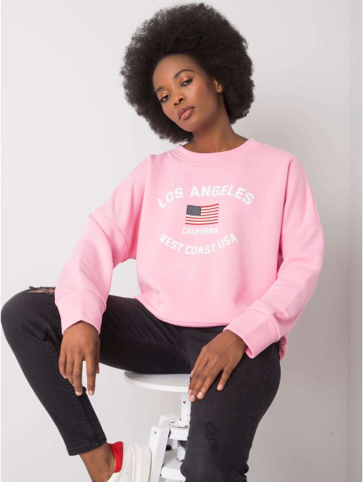 Bluza-RV-BL-6670.14-różowy Bluza-RV-BL-6670.14-różowy