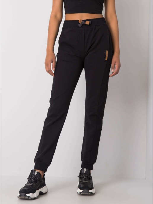 Spodnie dresowe-RV-DR-6449.23P-czarny Spodnie dresowe-RV-DR-6449.23P-czarny