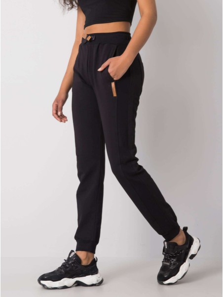 Spodnie dresowe-RV-DR-6449.23P-czarny