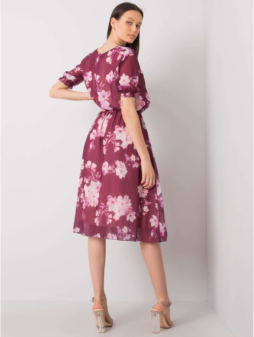 Sukienka-LK-SK-507659.02P-ciemny fioletowy Sukienka-LK-SK-507659.02P-ciemny fioletowy