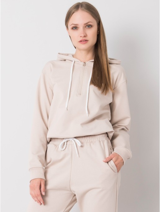 Bluza-D10043O02713A-jasny beżowy Bluza-D10043O02713A-jasny beżowy