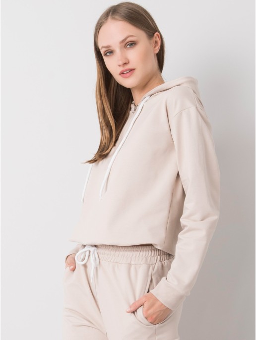 Bluza-D10043O02713A-jasny beżowy Bluza-D10043O02713A-jasny beżowy