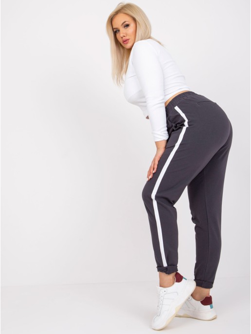 Spodnie dresowe-RV-DR-6643.95-grafitowy