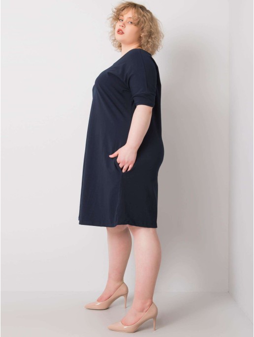 Sukienka-RV-SK-6639.02X-granatowy Sukienka-RV-SK-6639.02X-granatowy