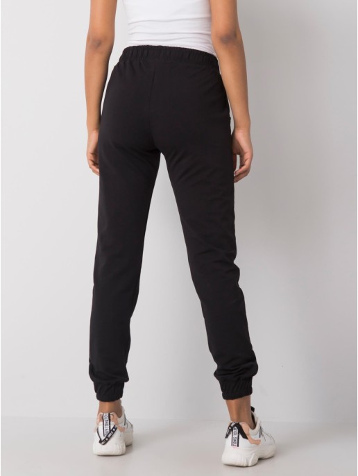 Spodnie dresowe-RV-DR-6468.19P-czarny Spodnie dresowe-RV-DR-6468.19P-czarny
