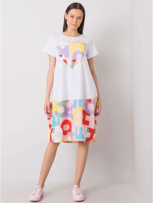 Sukienka-DHJ-SK-13119.26P-jasny różowy