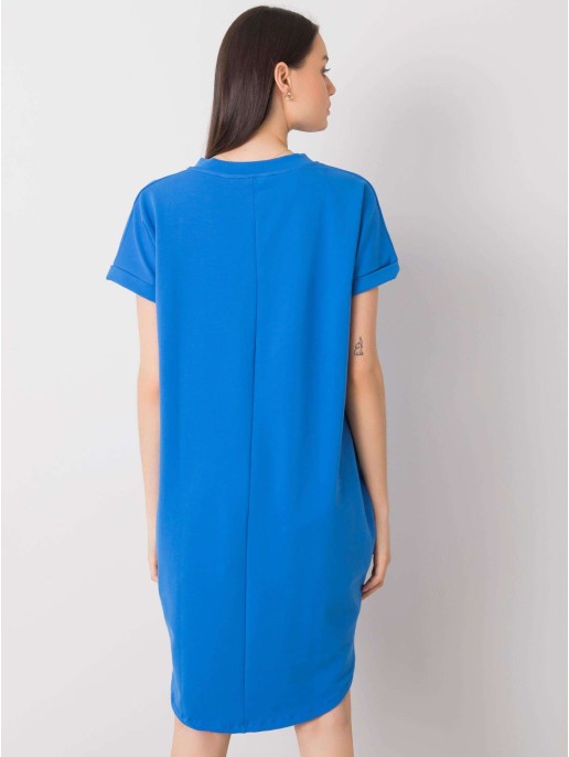 Suknelė-RV-SK-6757.39P-tamsiai mėlyna Suknelė-RV-SK-6757.39P-tamsiai mėlyna