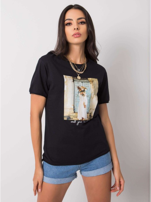 T-shirt-PM-TS-SS21CA46.04-czarny T-shirt-PM-TS-SS21CA46.04-czarny