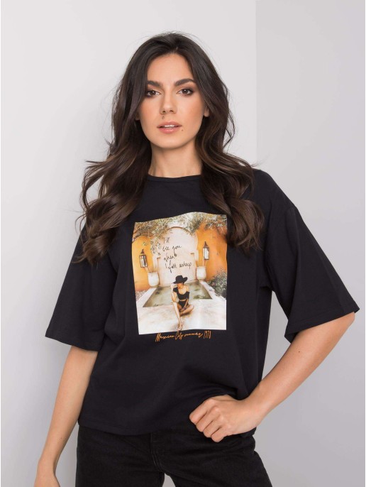 T-shirt-PM-TS-SS21OS06.53-czarny T-shirt-PM-TS-SS21OS06.53-czarny