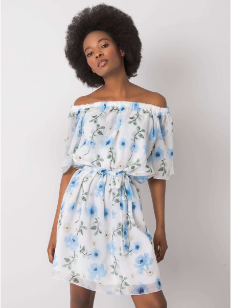 Suknelė-LK-SK-508208.65P-balta-mėlyna